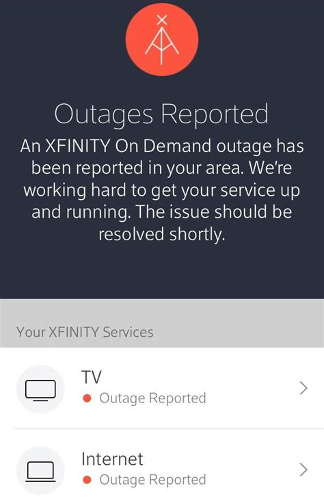 xfinity down|xfinity account down.